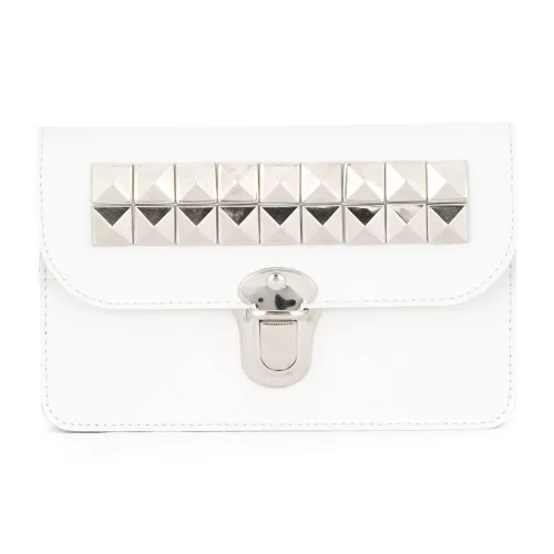 CDG Leather Wallet Women's White