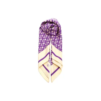 Valentino Toute La V Finished Edge Scarf