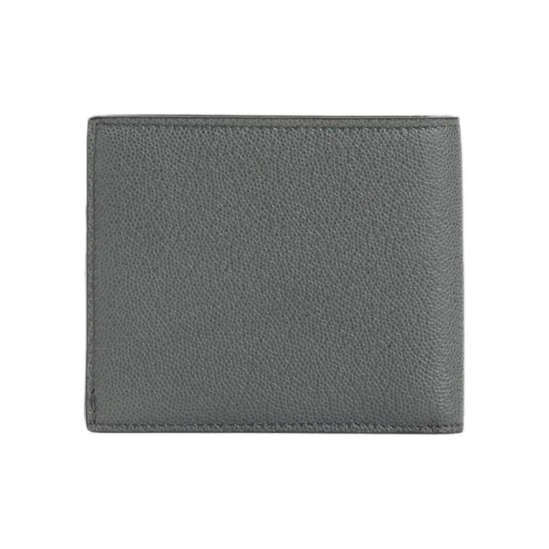 GIORGIO ARMANI Calfskin Wallet Men's Jade Color-2
