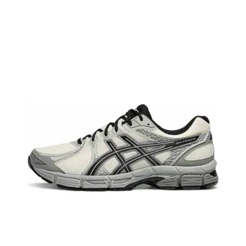Asics Gel Exalt 2 Anti Slip Wear Resistant Low Top Casual Running Shoes Men's Ecru Gray