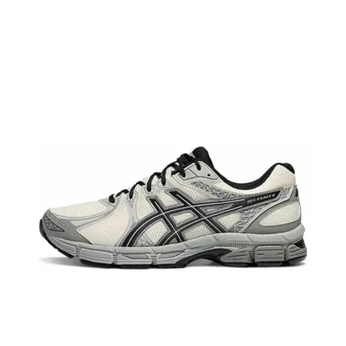 Asics Gel Exalt 2 Anti Slip Wear Resistant Low Top Casual Running Shoes Men's Ecru Gray