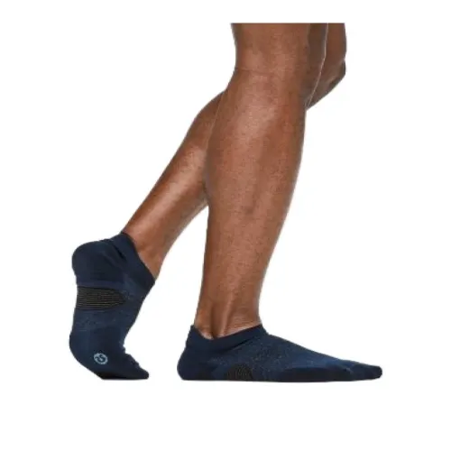 Lululemon T.H.E. Men's Sports Socks *Silver Ankle Socks Men's Marine Blue/Deep Blue