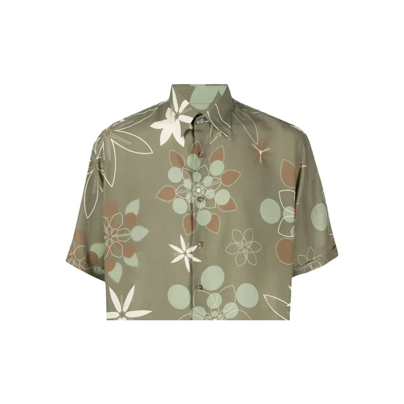 FENDI Shirts Men Green-4