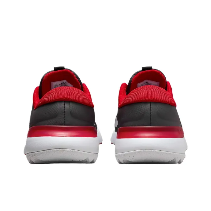 Nike Free Golf Wear resistant And Lightweight Low Top Golf Shoes Men's Gray Red-3