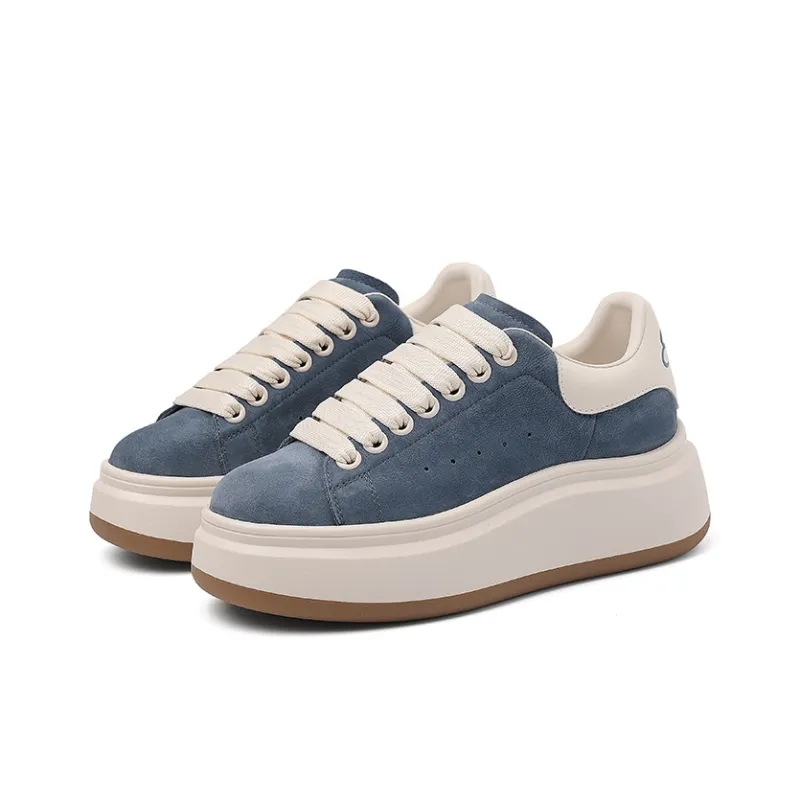 BURGELY Lightweight Height Increasing Low-Top Skateboard Shoes Women's-16