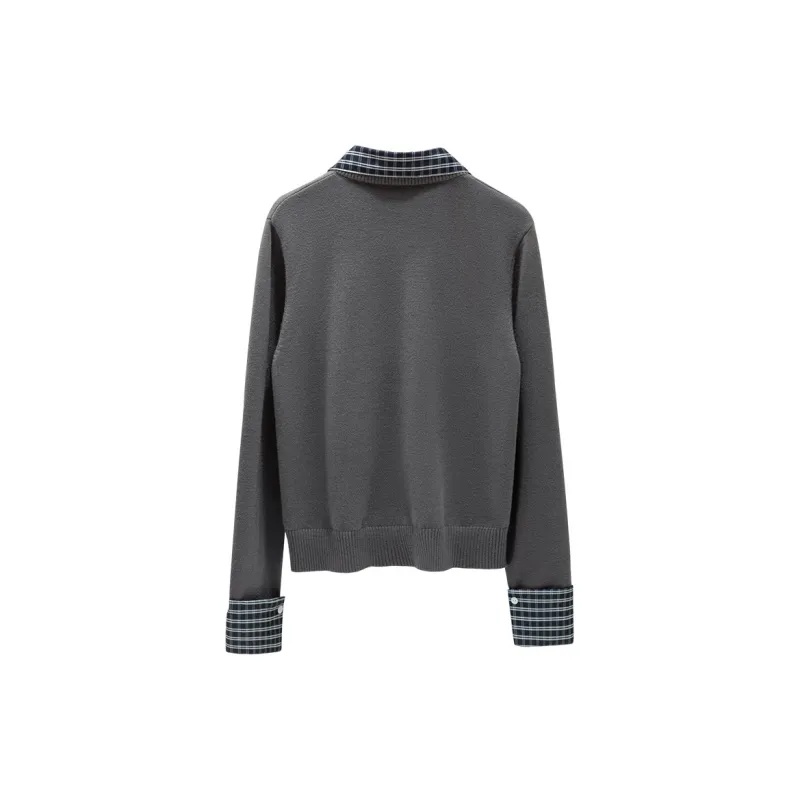 Cypress House Knitwear Women's Dark Gray-1