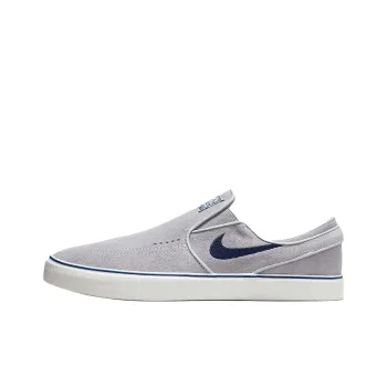 Nike SB Janoski+ Slip Anti Slip Wear Resistant Low Top Skateboard Shoes Unisex Gray Blue
