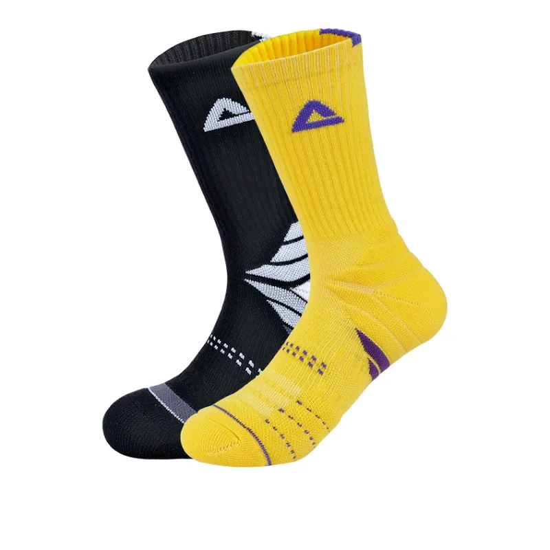 PEAK Basketball Socks Unisex 2 Pack-9