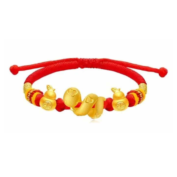 KING TAI SANG Gold Bracelet Unisex-3