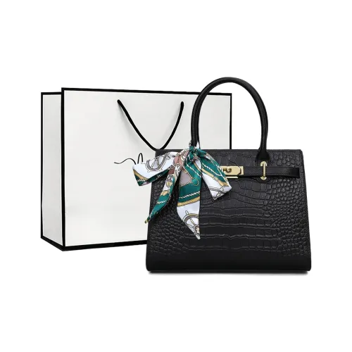 MILLIE'S Cow Leather Birkin Bag, Shoulder Bag, Crossbody Bag, Handbag Regular Women's Multicolor