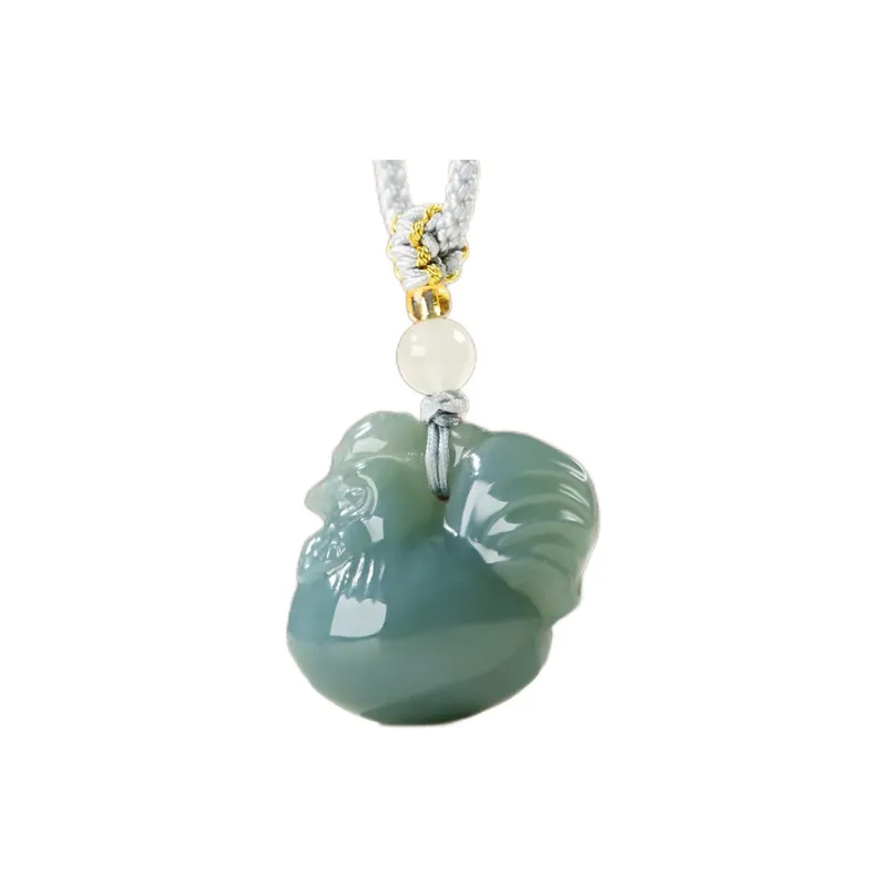 KUNYUYAO Hetian Jade Pendants White Jade Unisex-21