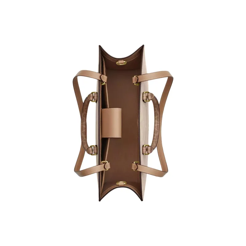 COACH Coated Canvas Handbag Women's Sand-2