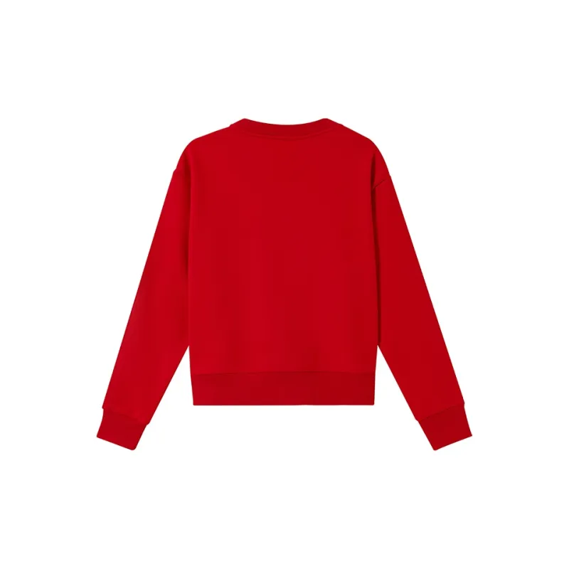 Oudifu Sweatshirts Women's Red-1