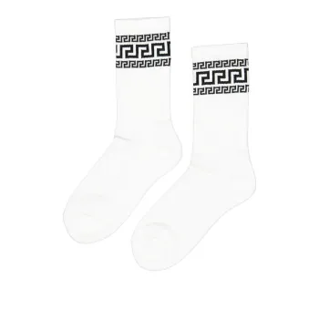 VERSACE Mid-Calf Socks Women's White
