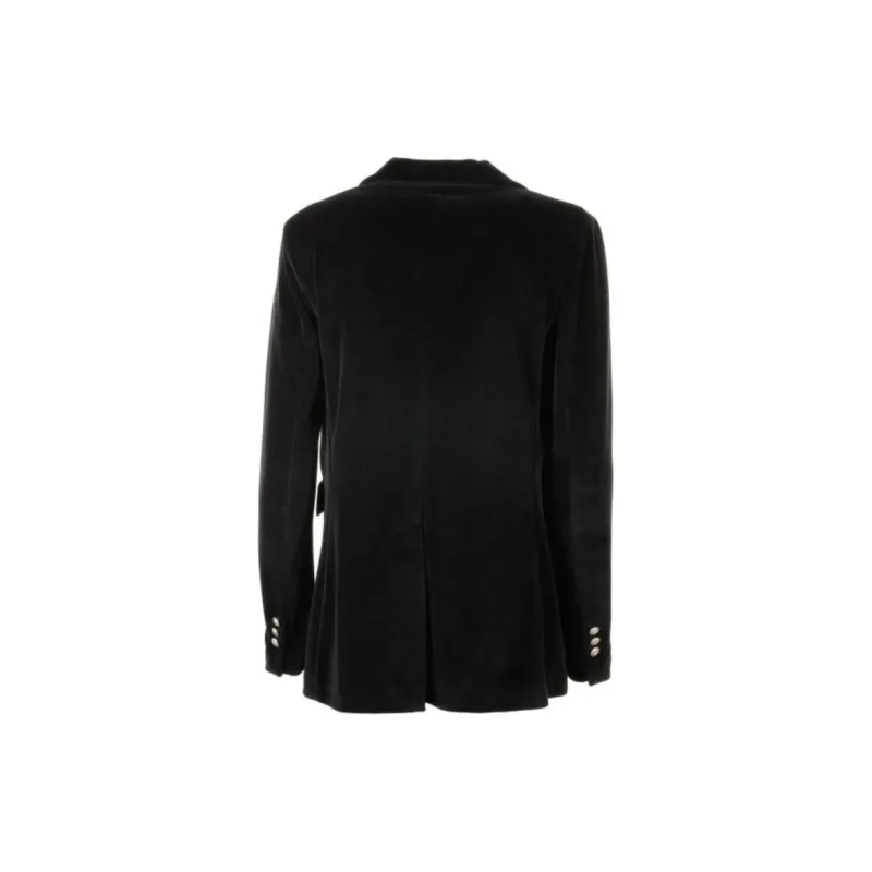 Circolo 1901 Double breasted Velvet Blazer-1