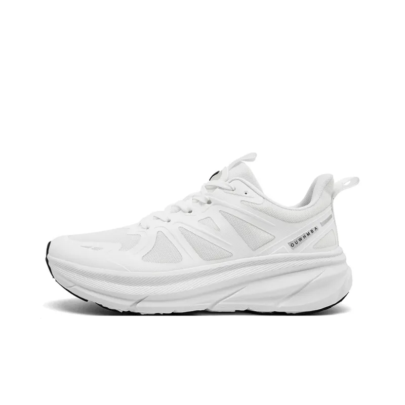 OUWENHEIMANBA Running Shoes Unisex Low Top Black/Neon Orange/White/Gray/Green/Gold-14