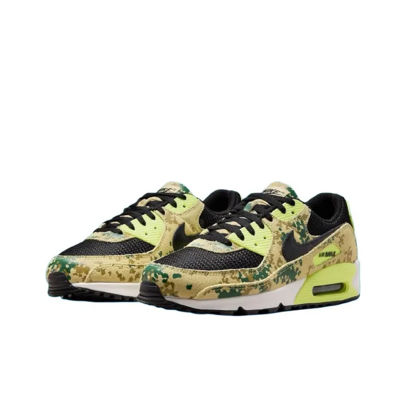 Nike Air Max 90 Premium Team Gold Light Lemon Twist Phantom Black-1