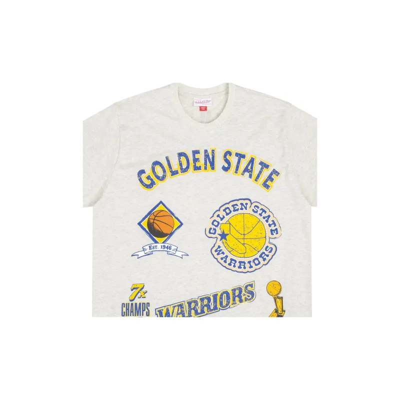 Mitchell & Ness T Shirt Unisex Oat-2