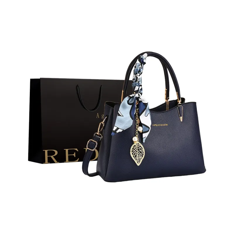 REDOO PU Shoulder Bag Regular Women's White/Black/Red/Blue/Burgundy-12