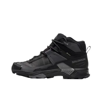 SALOMON Cushioning Waterproof And Breathable Support Mid Top Trekking Shoes Unisex Black