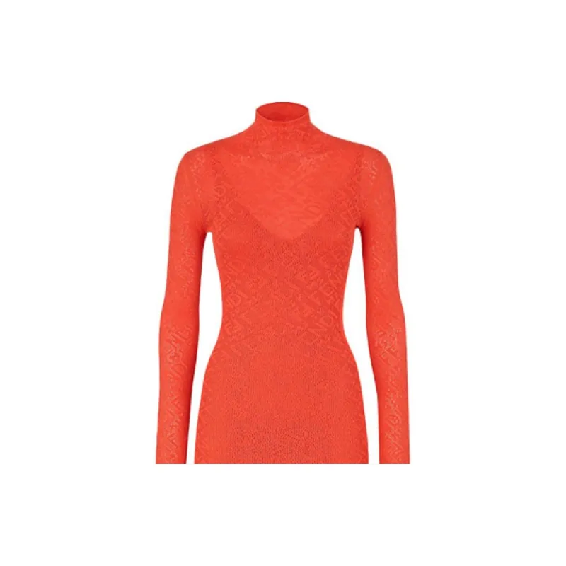 FENDI X Skims Long Sleeve Short Dress Georgia-3