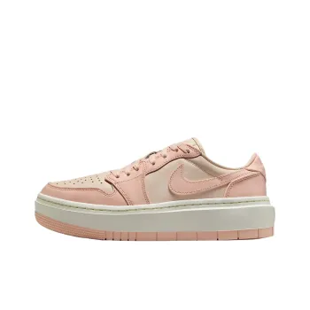 Jordan Air Jordan 1 Cushioning Low Top Skateboard Shoes Women's Pink