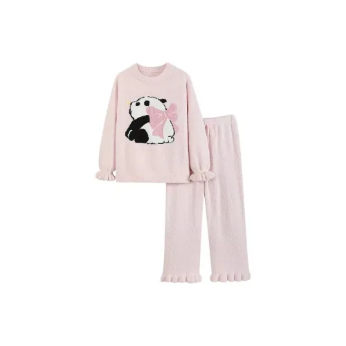 WANANNI Pajama Set Women's Cream Pink
