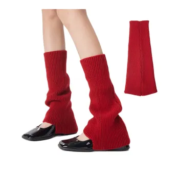 JIAZINI Knee High Socks Women's 1 Pack Red