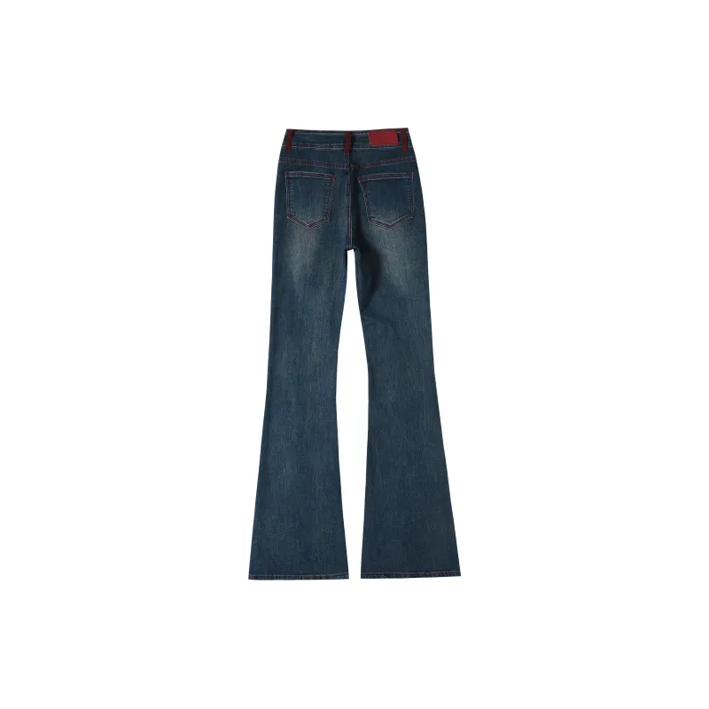 FAWENXIANGZI Jeans Women's Nostalgic Blue-8