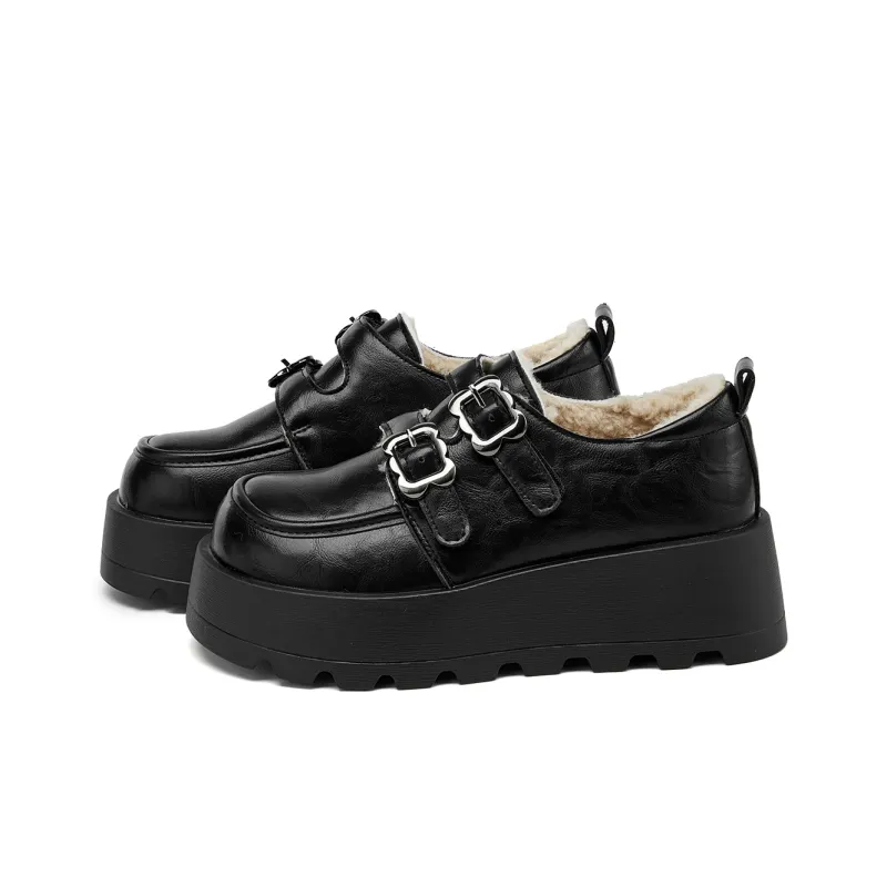 La Chapelle Loafers Women's Black-1