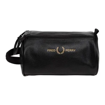 FRED PERRY Leather Clutch Men's Black