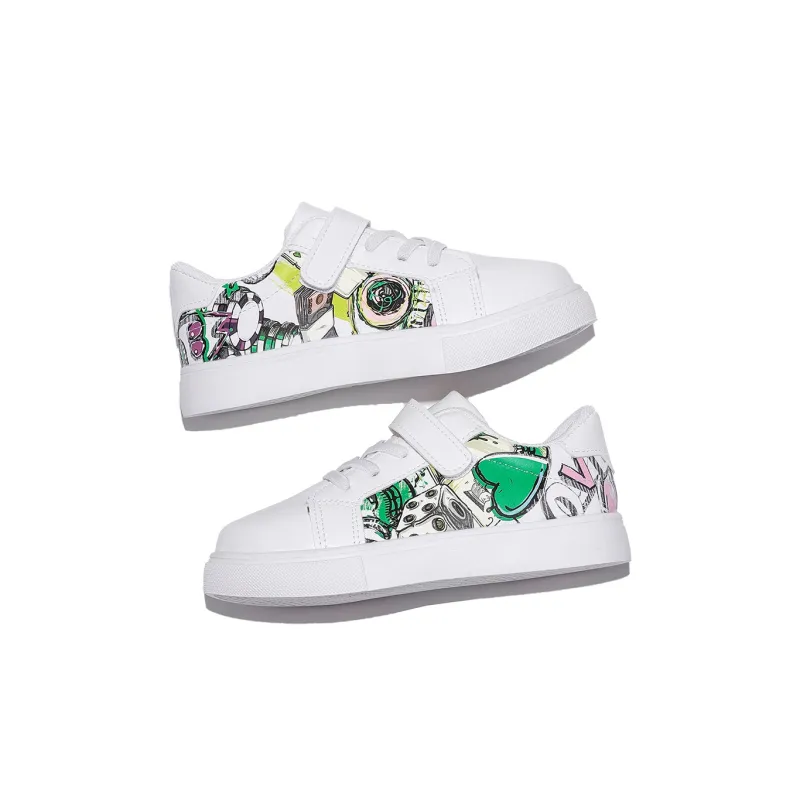 TONYBEAR Kids' Skateboarding Shoes White Kids'-3