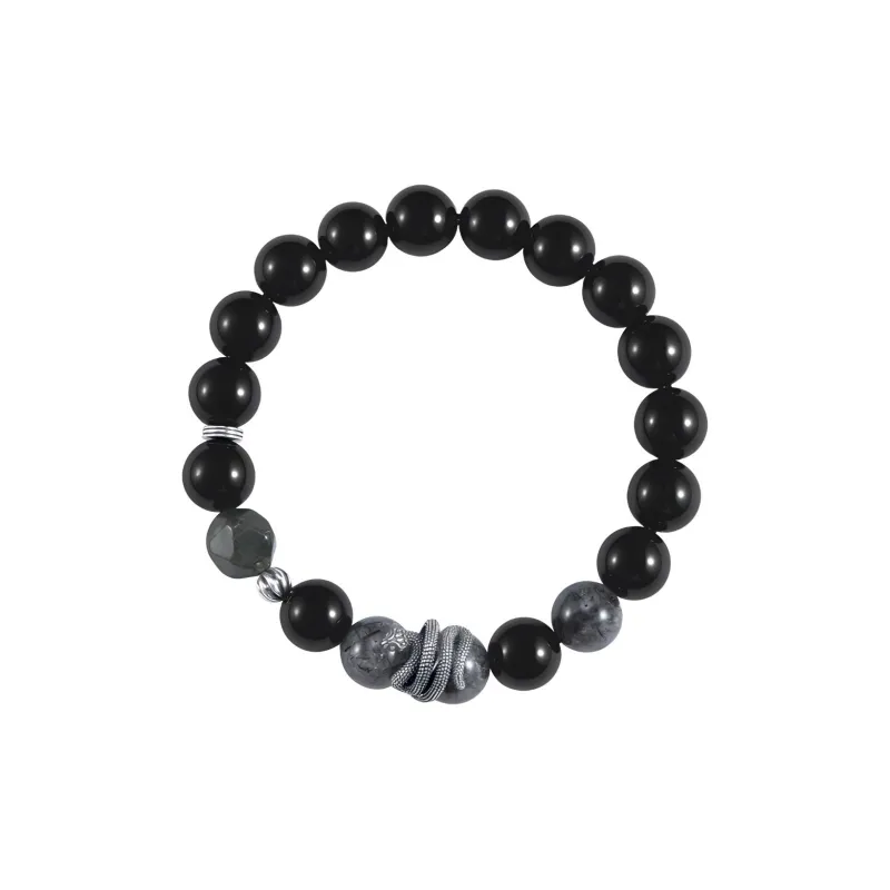 Emerald Obsidian Bracelets Unisex-0