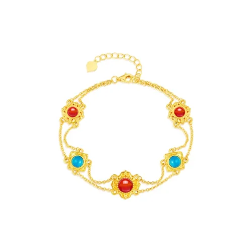 MCLON Koyomi Nagi Solid Gold Priced In Gram Gold Bracelet Women's