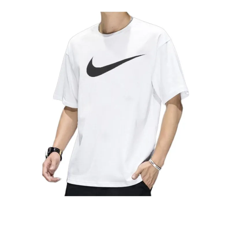 Nike T Shirts Men White-0