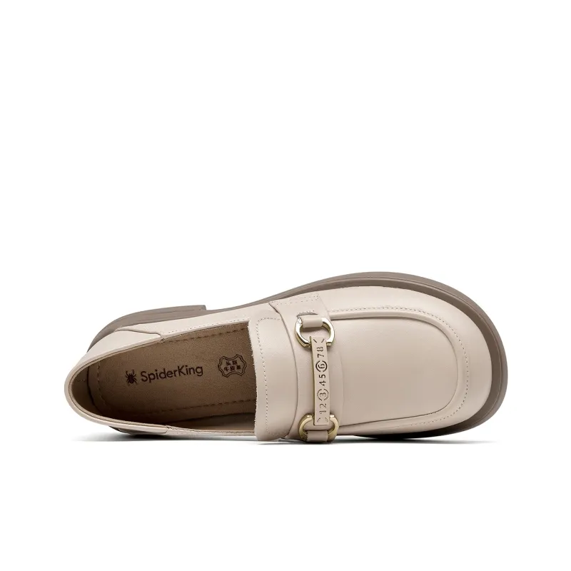 Spider King Loafers Women's Beige/Black-8