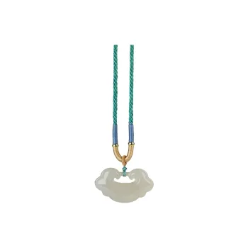 Linguanying Hetian Jade Necklaces Smoky Purple Women's