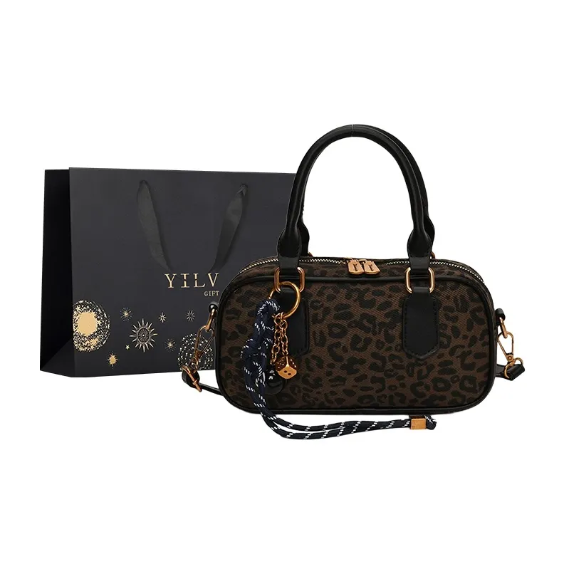 Yi Brigade PU Handbag Women's Black-0