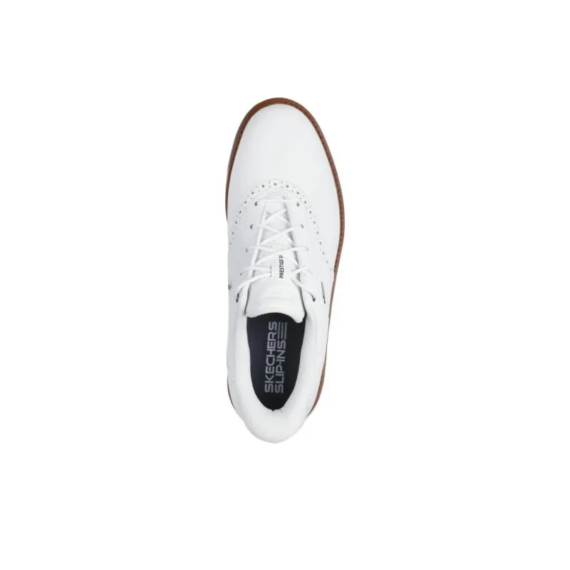 Skechers Slip Ins Anti Slip Wear Resistant Low Top Casual Shoes Men's White-3