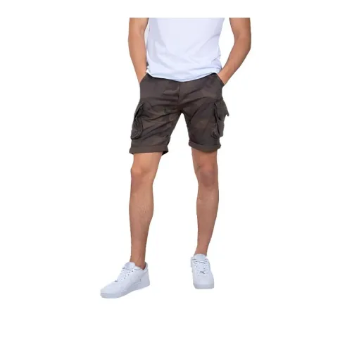 Alpha Industries Cargo Shorts Men Olive