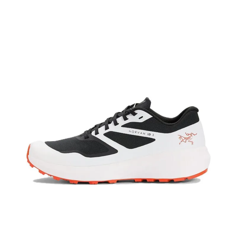 Arcteryx Norvan LD 3 Anti Slip Wear Resistant Low Top Running Shoes Unisex White Black-0