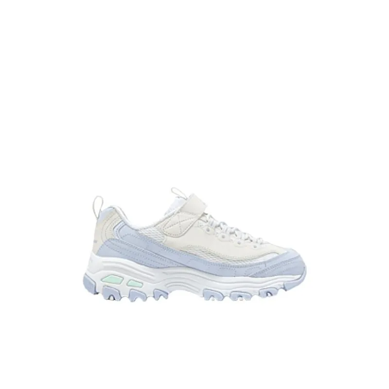 Skechers Kids Low Top Kids Lifestyle Shoes White Periwinkle Kids'-1
