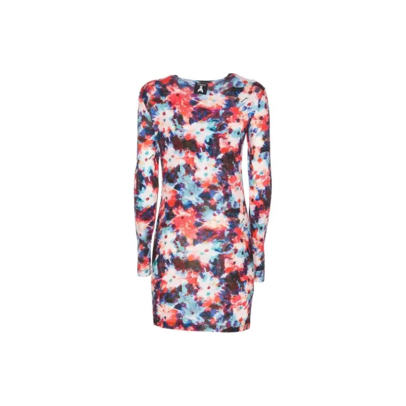 Patrizia Pepe Asymmetric Neck Draped Dress-1