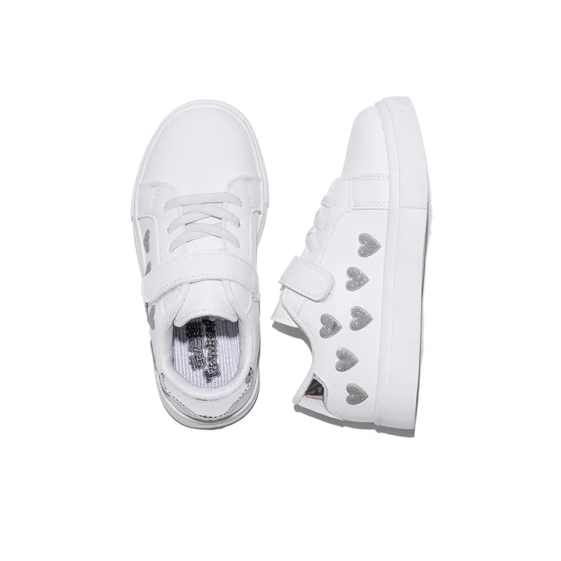 TONYBEAR Low Top Kids' Skateboarding Shoes White Kids'-4