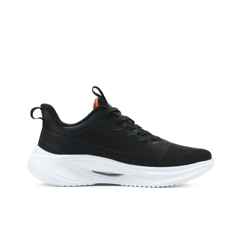 Warrior Abrasion Resistant Lightweight Rebound Low Top Casual Training Sprint Running Shoes Men's Black Blue Orange-1