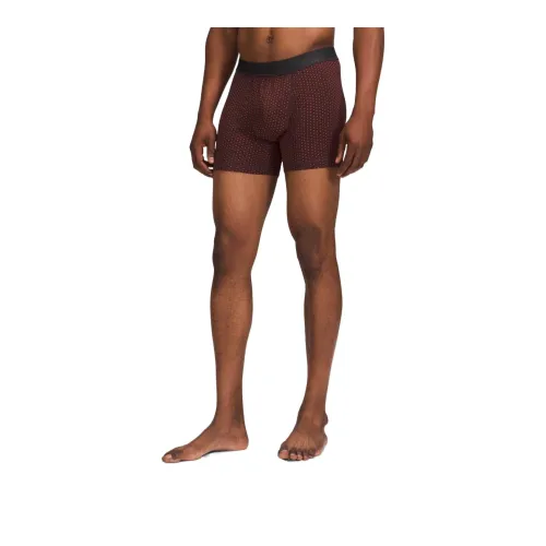 Lululemon AIM Underpants Men's Graffiti Dotted Autumn Red Black Granite