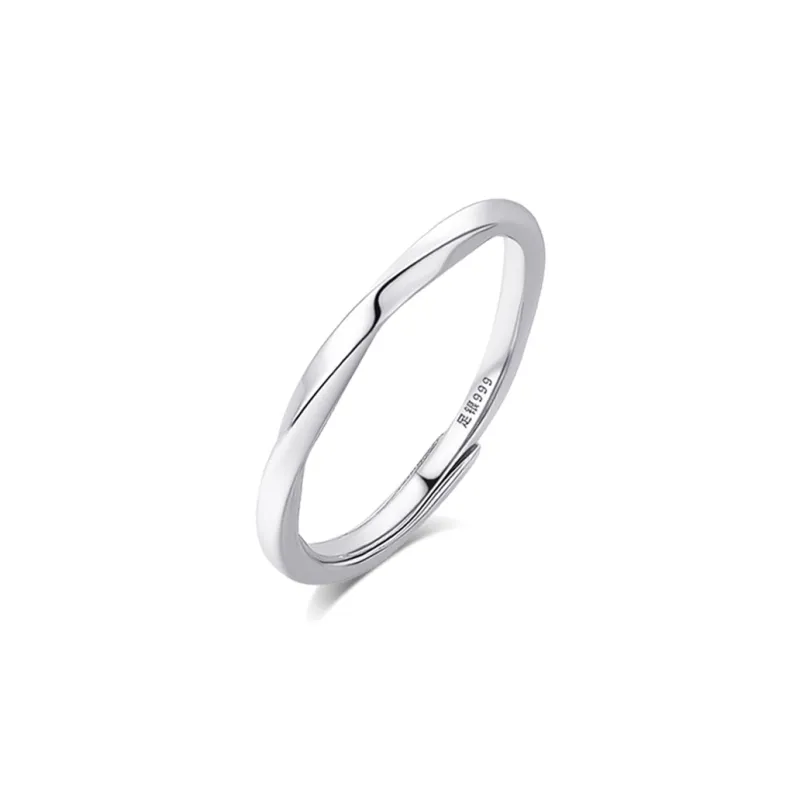 KUMET Sterling Silver Rings Unisex-5