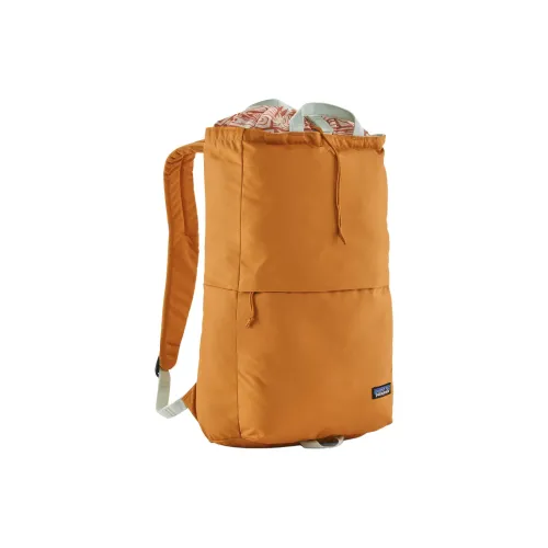 Patagonia Recycled Polyester Backpack Regular Unisex Gold Caramel