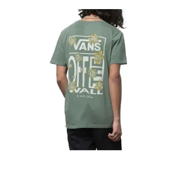 Vans Trippy Grin Floral T-Shirts Unisex Green