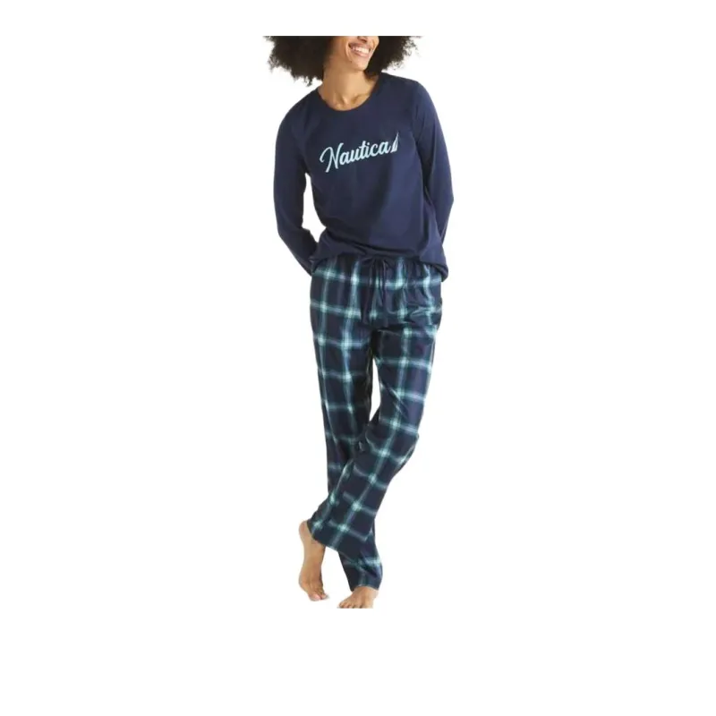 NAUTICA Pajama Set Women's Blue-0